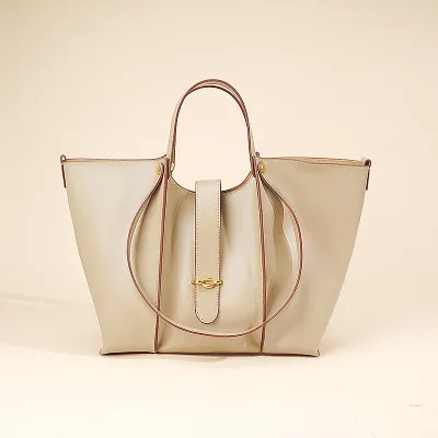 New Niche Cowhide All-match Commuter Tote Bag HB46480